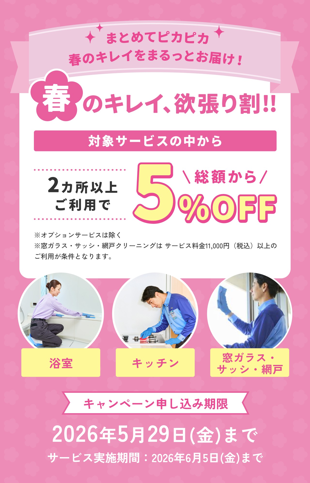 春のキレイ、欲張り割!!キャンペーン